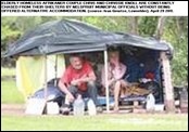 Homeless Afrikaners Chris and Chrissie Knol previous shelter forcibly removed by Nelspruit municipality