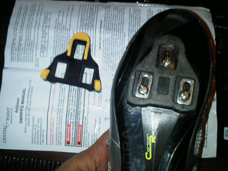 road bike pedal cleats