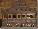 body of the saint