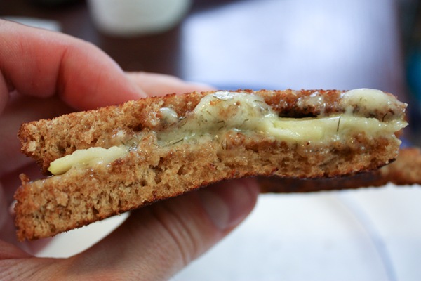 Havarti Grilled Cheese with Apples