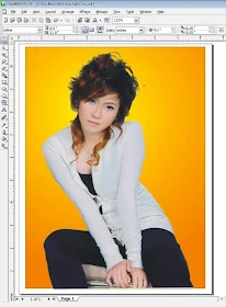 Tách nền trong CorelDRAW X3