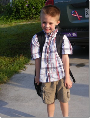 Jakob's first day of school 012