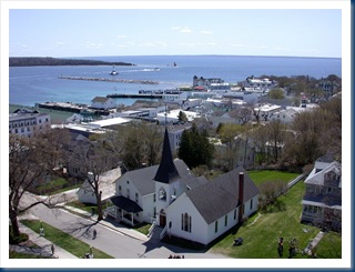 The Town As Seen From Fort Mackinaw