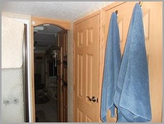 Washer/Dryer is Behind The Door With The Towels