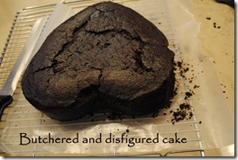 butchred cake