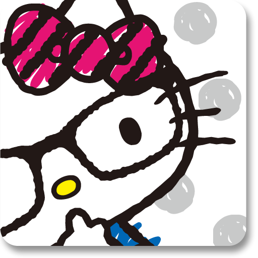 About: [ハローキティ]だてメガネHELLO KITTY ライブ壁紙 (Google Play