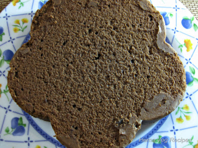Eggless Chocolate Cake Baked