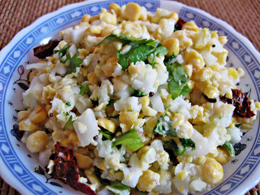 Bengal Gram Cucumber Salad Kosambari