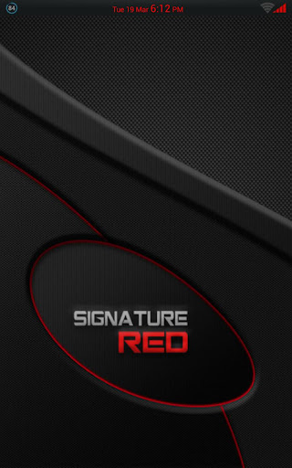 Signature Red Theme CM AOKP