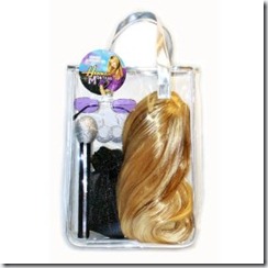 Hannah Montana Tote Bag with Wig and Assorted Accessories