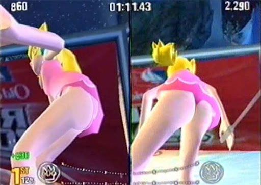 princess peach and princess daisy. ssx on tour gamecube