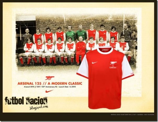 arsenal home kit 2010-2011 (125 aniversario)