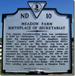 ND10 Meadow Farm Birthplace of Secretariat