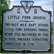 Little Fork Church marker G-9 (Click to Enlarge)