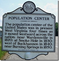 Lorentz, Upshur Co. Population Center marker