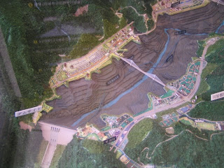 Model of the area around the proposed construction site