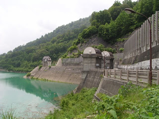 View of the water outlet facility (water intake facility)