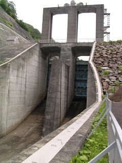View of the downstream gate