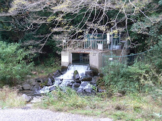 View of the exit from the cutoff weir