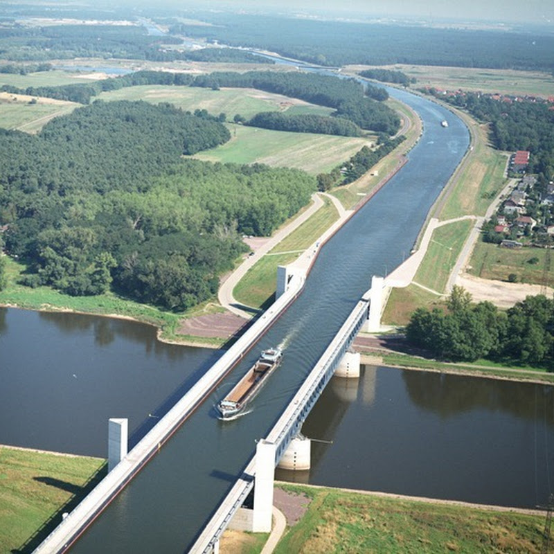 The Incredible Magdeburg Water Bridge in Germany