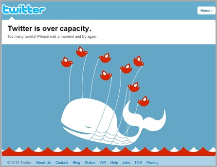 Twitter - Over capacity