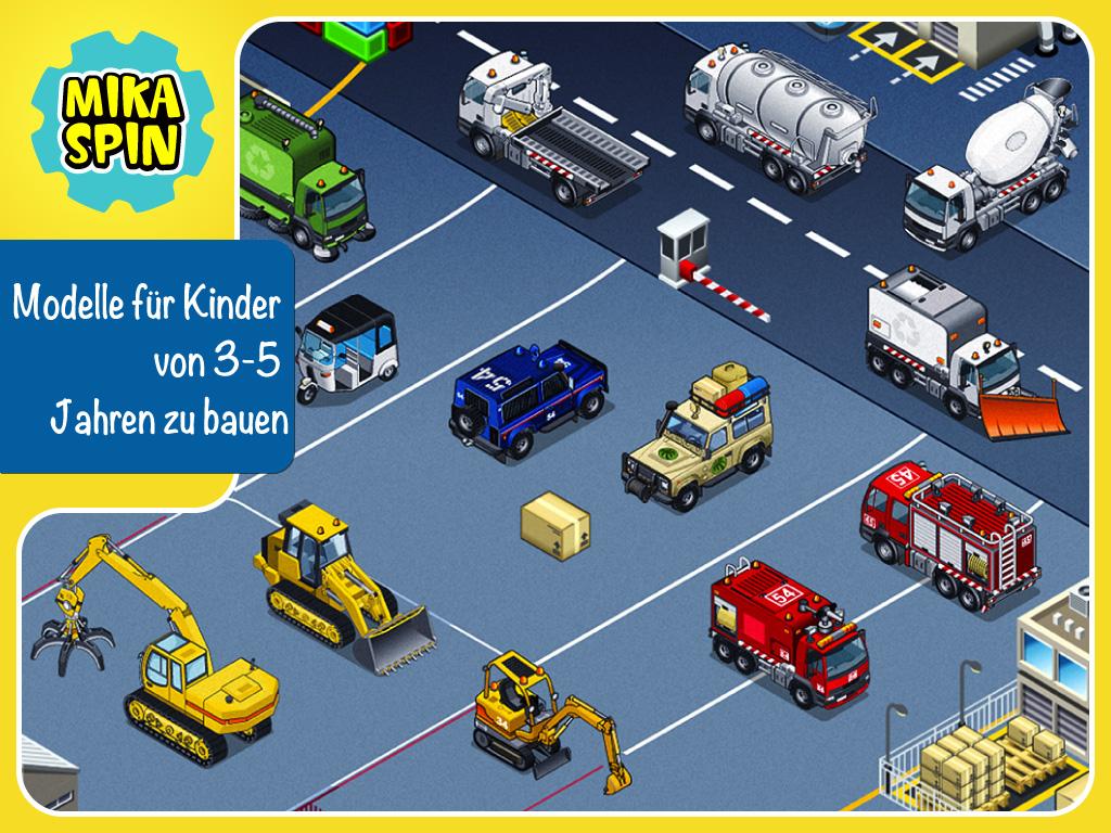 Android application Create car puzzle game for kid screenshort