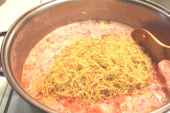 Vermicelli Soup, step by step instructions