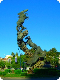 Los Caballos na Plaza de España