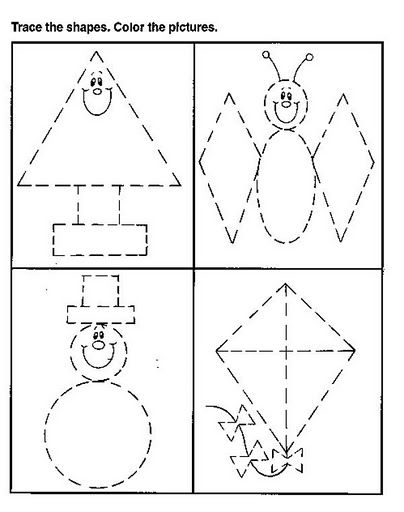Top 74+ imagen preescolar dibujos con figuras geometricas faciles para niños  - Thptnganamst.edu.vn