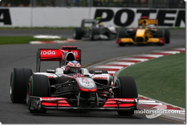 28.03.2010 Melbourne, Australia,  Jenson Button (GBR), McLaren Mercedes, MP4-25 - Formula 1 World Championship, Rd 2, Australian Grand Prix, Sunday Race - www.xpb.cc, EMail: info@xpb.cc - copy of publication required for printed pictures. Every used picture is fee-liable. © Copyright: Photo4 / xpb.cc - LEGAL NOTICE: THIS PICTURE IS NOT FOR ITALY