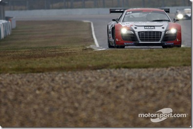 04.11.2010 Zhuhai, China, Marchy Lee (HKG), Alex Yoong (MYS) and Matthew Marsh (HKG), Audi R8 LMS, KK Performance - ILMC 1000km of Zhuhai - www.xpb.cc, EMail: info@xpb.cc - copy of publication required for printed pictures. Every used picture is fee-liable. Copyright: Schaber / xpb.cc