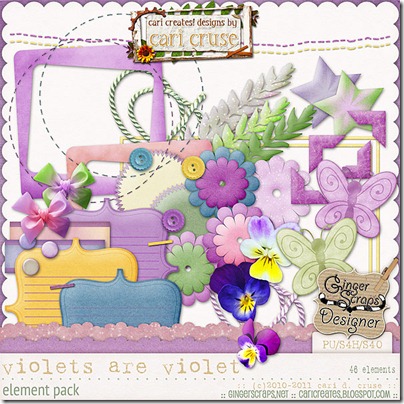 Violets Are Violet {the elements}