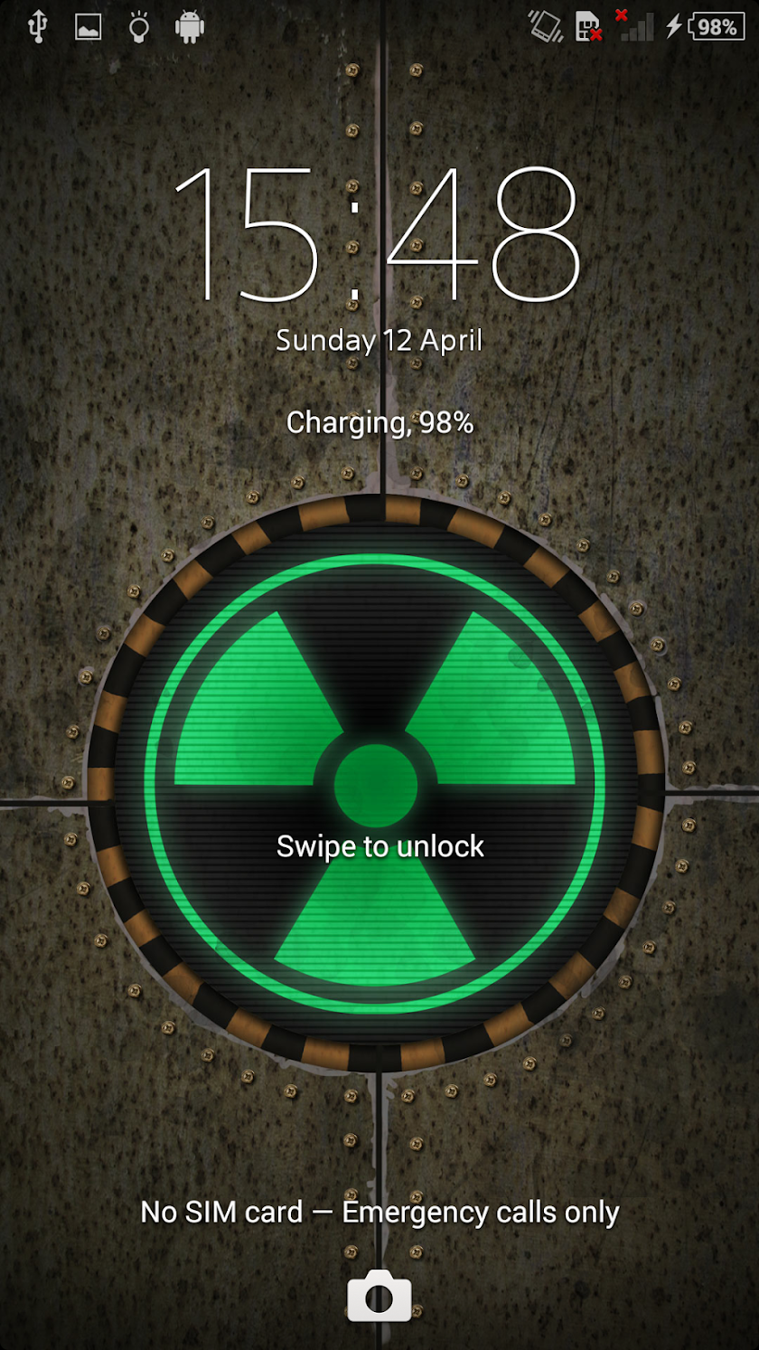XPERIA™ Nuclear Theme Screen 2
