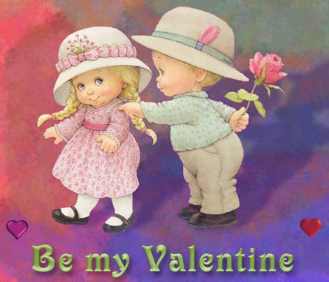 دو تا بچه کوچولو در حال قدم زدن دختربچه و پسربچه گل بدست اشاره کردن کلاه به سر لباس قشنگ