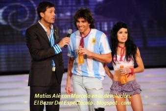 Matías Alé con Marcelo en la devolución..JPG