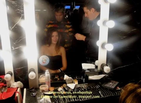 Eugenia Lemos, en maquillaje.JPG