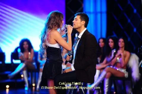 Coki con Tinelli 5.JPG