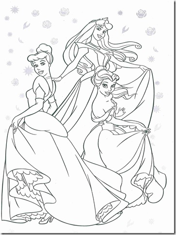 Disney Princess in Ebern Girl - Coloring (6)