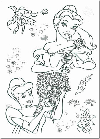 Disney Princess in Ebern Girl - Coloring (7)