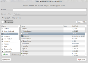 Create a new encrypted directory_011