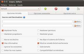 Grsync: default _001