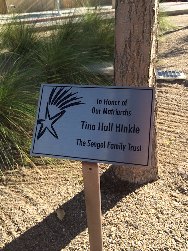 Plaque for Tina Hall Hinkle