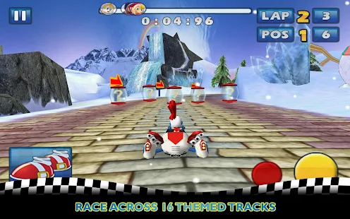 Sonic & SEGA All-Stars Racing - tela de miniaturas