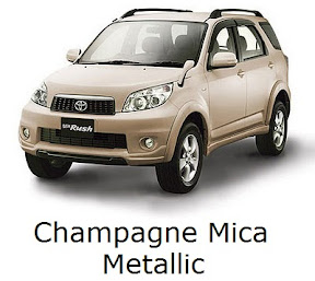rush: new, toyota, facelift, warna, color, champagne mica metallic