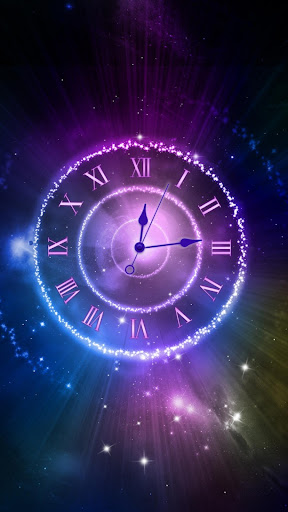 Shining Clock Live Wallpaper