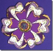 Outlines Purple Flower