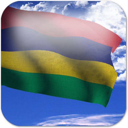 3D Mauritius Flag LWP + 個人化 App LOGO-APP開箱王