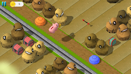 Piggy Bank - Crossy Piggy Game