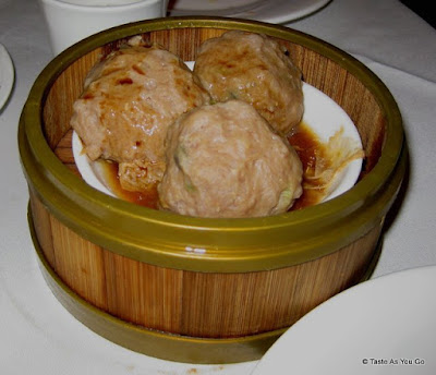 Steamed Pork Meatballs at Jing Fong Restaurant - Photo by Taste As You Go