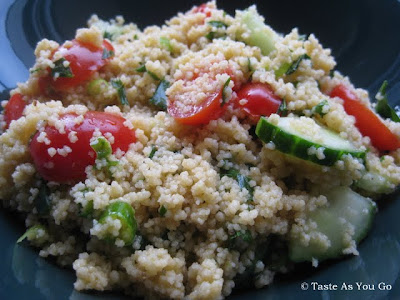 Simple Summer Couscous Salad - Photo by Taste As You Go